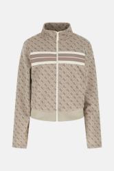 V6GQ06K2957 4G JACQUARD FULL ZIP Beige