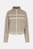 V6GQ06K2957 4G JACQUARD FULL ZIP Beige