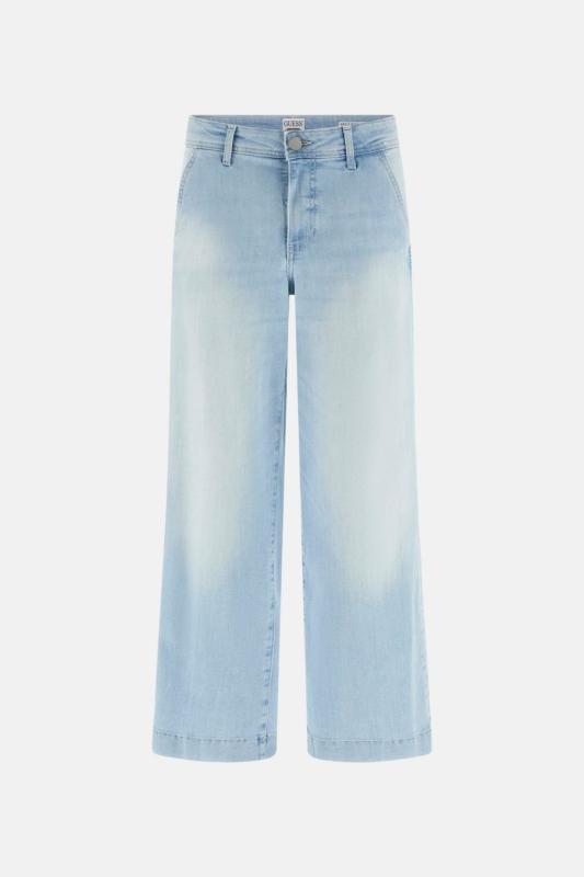 W6GA1LD0689 ZOYA WIDE LEG CROP Denim Chiaro