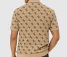 M6GP04K3073 SS ALL OVER 4G JACQUARD POLO Beige
