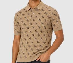 M6GP04K3073 SS ALL OVER 4G JACQUARD POLO Beige