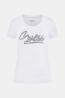 W6RI24J1314 SS CN SCRIPT TEE Bianco 