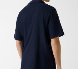 M6GP10K3079 SS KNITTED BOWLING KNIT TOP Blu