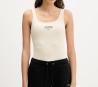 W6RP20KA0H1 GJ TANK TOP SLIM RIB EMRO Bianco
