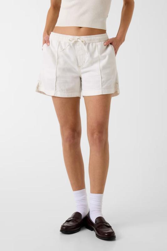 W6GD53D5NW2 GJ DRAWSTRING SHORT Bianco