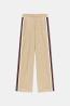 V6GB04K2955 4G JACQUARD STRAIGHT Beige Bordeaux