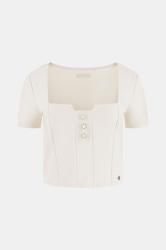 W6RP08KCBO2 SS SQUARE NK EVELINA Beige