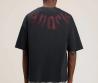 BIG NECK LOGO LOOSE TEE Nero 