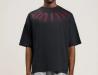 BIG NECK LOGO LOOSE TEE Nero 