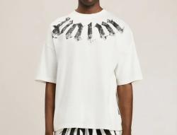 BIG NECK LOGO LOOSE TEE Bianco