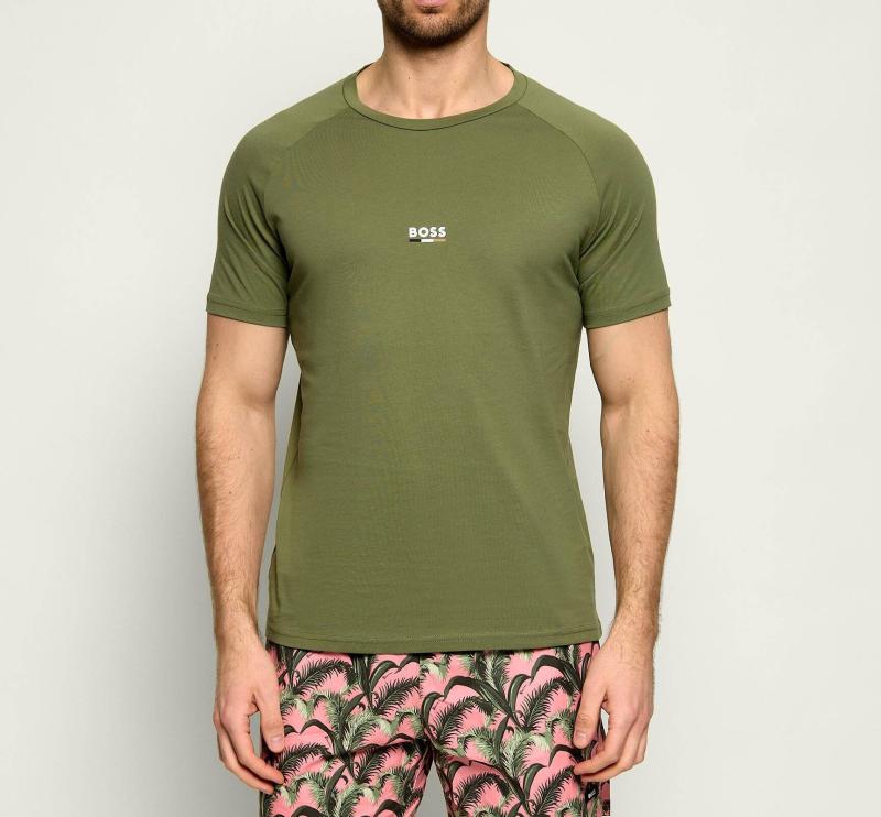 50517970 T-SHIRT RN SLIM FIT Verde