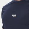50517970 T-SHIRT RN SLIM FIT Blu
