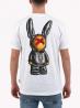 IUT027 TSHIRT STAMPA PUPAZZO Bianco