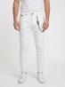 IUD033 DENIM LOGO NERO SU TASCA Bianco