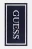 TOWEL JACQUARD GUESS FRAME Blu