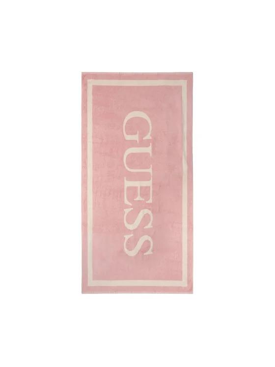 TOWEL JACQUARD GUESS FRAME Rosa