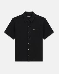 M6GP02KE731 GJ REG FIT SLUB PIQUE Nero