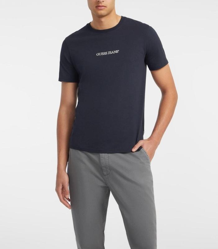 M4YI52K8HM0 GJ SS CN SLIM LOGO EMBRO TEE Blu
