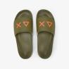 X36110 SLIPPERS LOGO Verde militare