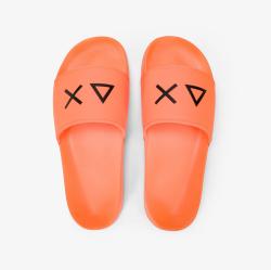 X36110 SLIPPERS LOGO Arancione