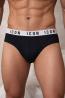 IUM04 SLIP3-PACK  EL.JER. BIEL  Nero 