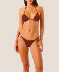 126WBWBK5631 TRIANGOLO COLOR CROCHE Marrone