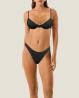 126WBWBK6234 BIKINI BALCONCINO RIBS COLOURS Nero 