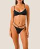126WBWBK5635 TOP COLOR CROCHE Nero 