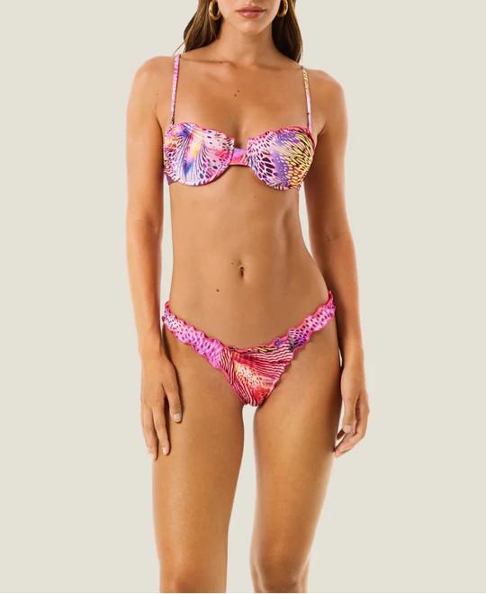 126WBWBK5857 BIKINI BALCONCINO PINK  Multicolore