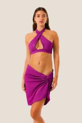 126WCUGO5709 GONNA MINI COLOR LUREX  Viola