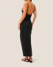 126WCUAL5707 ABITO LUNGO COLOR LUREX Nero 
