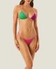 126WBWBK5665 TRIANGOLO TRICOLORE LUREX Multicolore