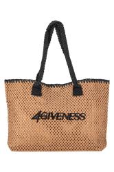 126WACBO6172 BORSA CARTAPAGLIA  Beige