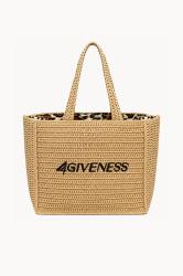 126WACBO6207 BAG BIG CARTAPAGLIA AFRICAN Beige