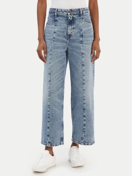 W6RA1HD5M4M G11 HR WIDE LEG CROP SEAMED Denim