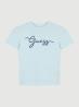 V6GI01K2962 CIRCLE SS CN T-SHIRT Azzurro