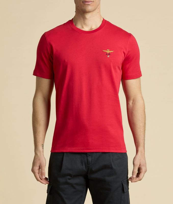 262TS1580UJ00372 MANICA CORTA rosso