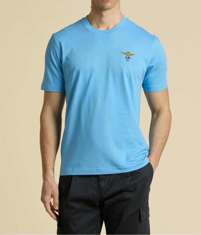 262TS1580UJ00372 MANICA CORTA Azzurro