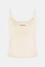 V6GP18K347 JASEMINE TOP Bianco Panna