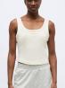 V6GP05K2970 CIRCE SL RIB TANK Bianco Panna