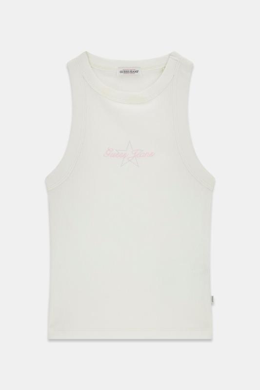 W6RP23KA0H GJ PATCH HALTER TANK  Bianco Panna