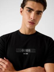 M6RI17J1314 SS CN LOGO BOX TEE Nero