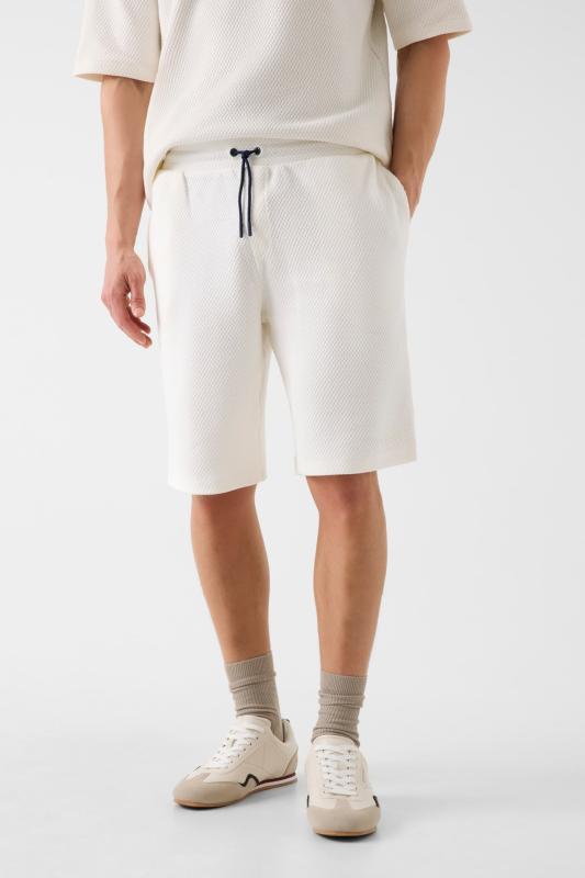 Z6GD10K3209 JHONNY SHORT Bianco Panna