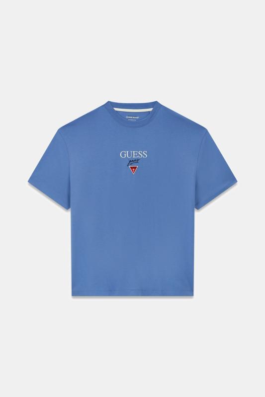 M6RI45K8HM0 GJ SS OS BAKER LOGO TEE Azzurro