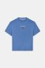 M6RI45K8HM0 GJ SS OS BAKER LOGO TEE Azzurro