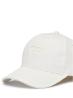 TRAINGLE LOGO EMBOSSED CAP Bianco