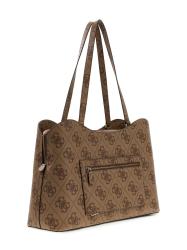 JANIE LOGO TOTE Beige