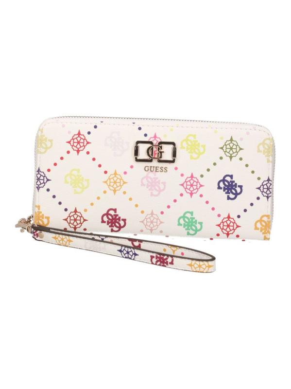 EMELIE LOGO GLG LRG ZIP Bianco
