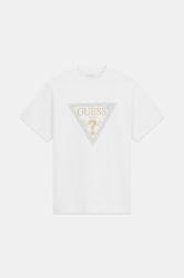 M6RI15I3Z14 SS CN GOLDEN TRIANGLE TEE Bianco