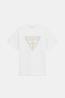 M6RI15I3Z14 SS CN GOLDEN TRIANGLE TEE Bianco